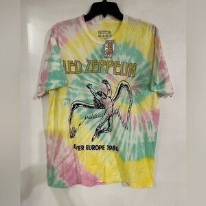 Led Zeppelin graphic Tee size M Tie-dye NWT